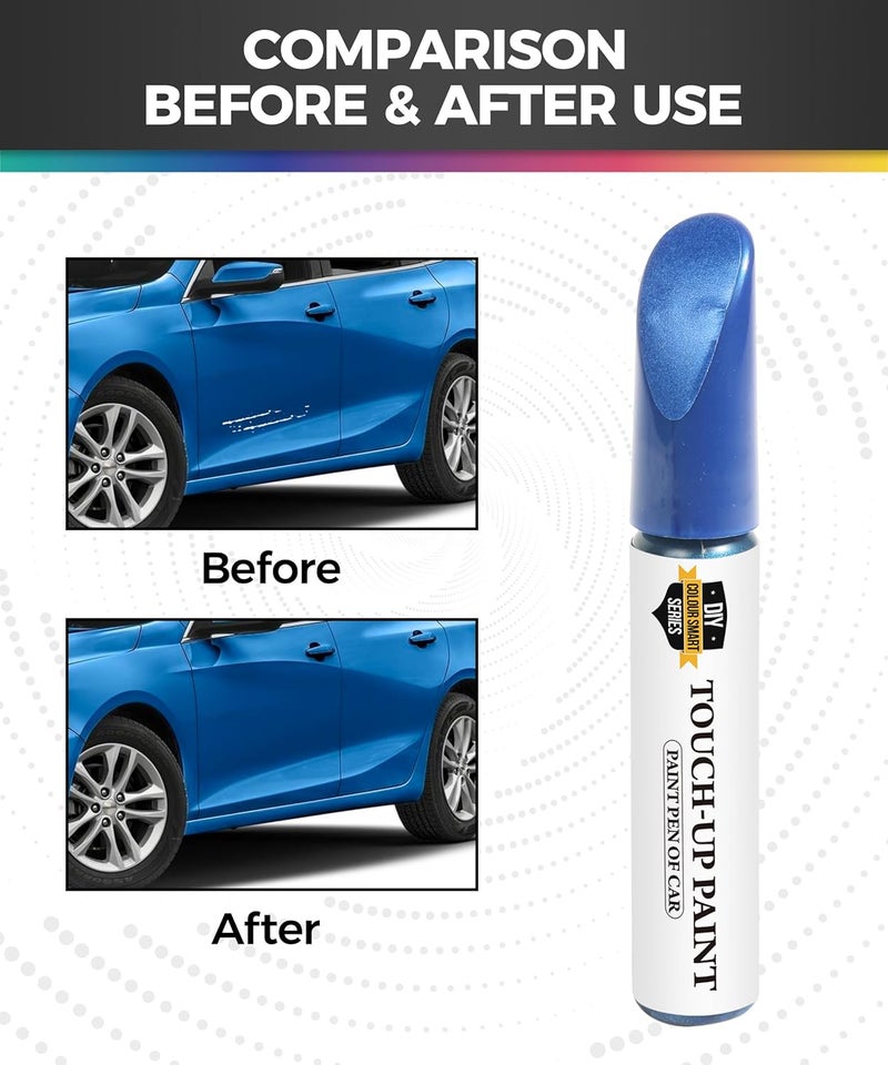 UBOG Car Paint Scratch Repair,Touch Up Paint for Cars,Touch Up Paint Pen,Car Accessories Car Scratch Repair,Car Touch Up Paint,Car Scratch Remover Pen,Car Paint Pen for Erase Car Scratches (Blue) - Image 2